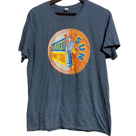 Sun Records retro style JOHNNY CASH graphic tee - medium - Picture 2 of 4